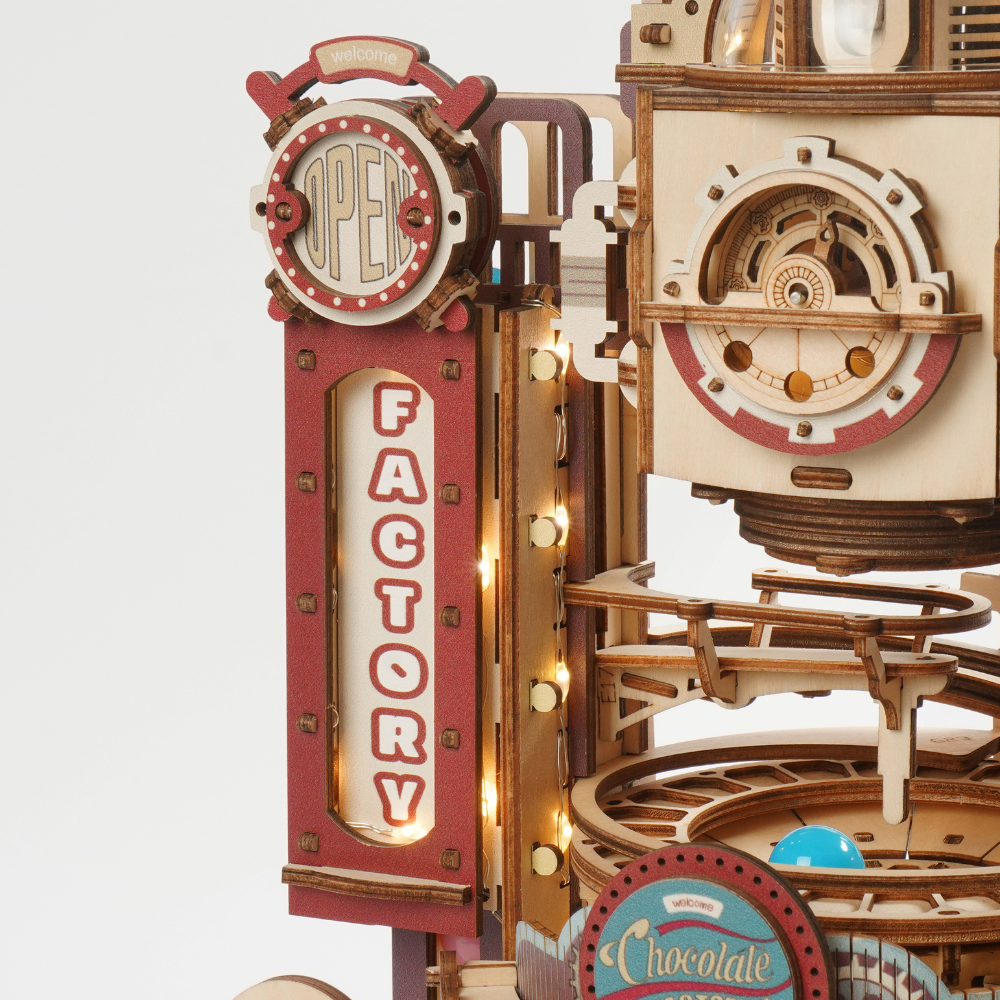 Marble Chocolate Factory- 3D Wooden Puzzle