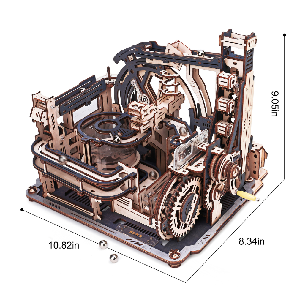 Marble Spaceport- 3D Wooden Puzzle