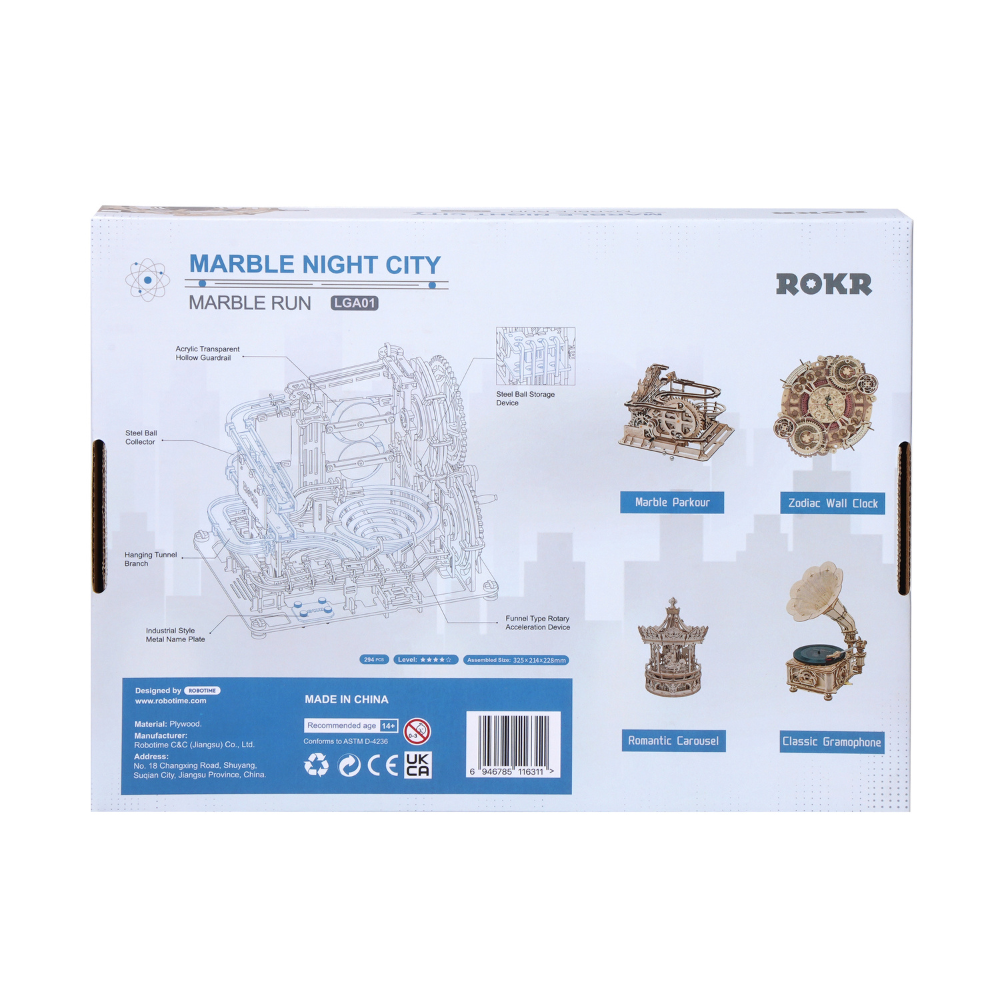 Marble Night City- 3D Mechanical Puzzle