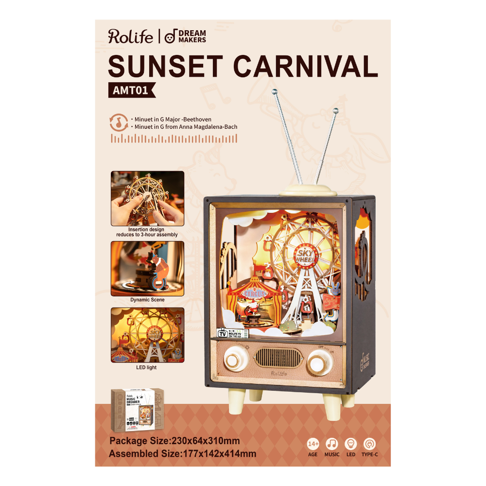 Sunset Carnival- 3D Mechanical Puzzle