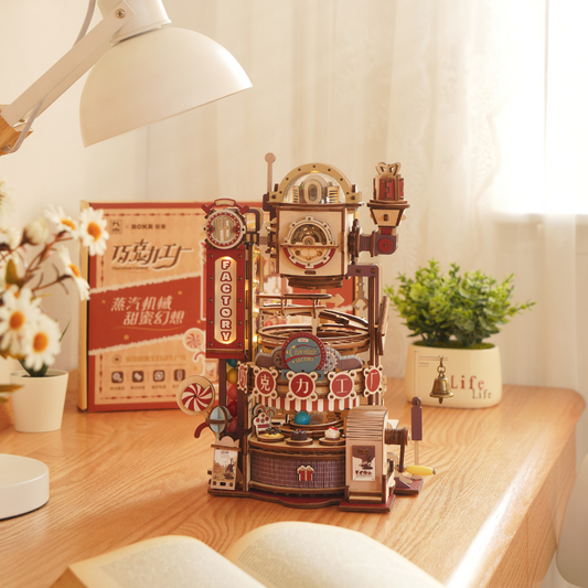 Marble Chocolate Factory- 3D Wooden Puzzle