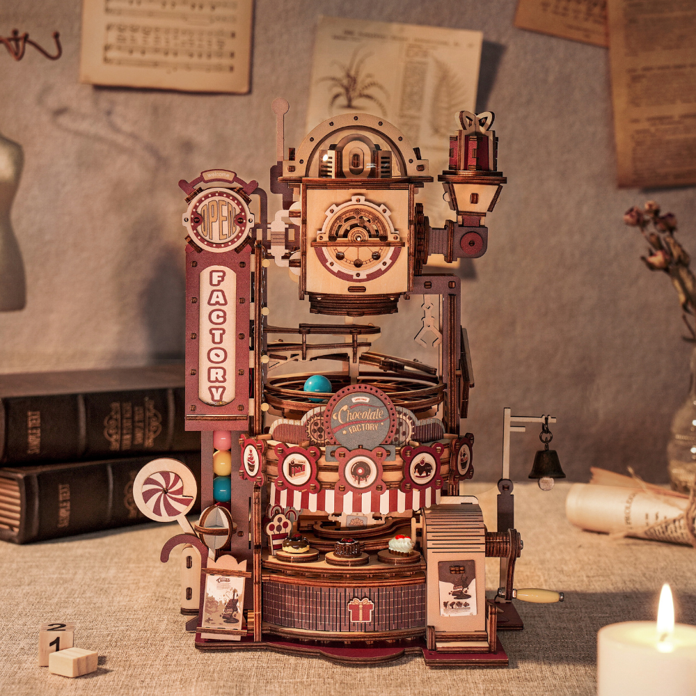 Marble Chocolate Factory- 3D Wooden Puzzle