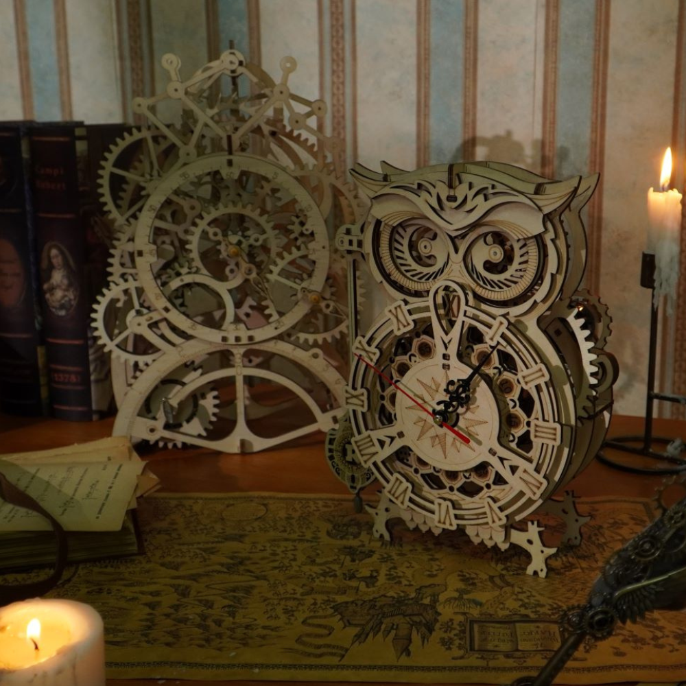Owl Clock- 3D Puzzle