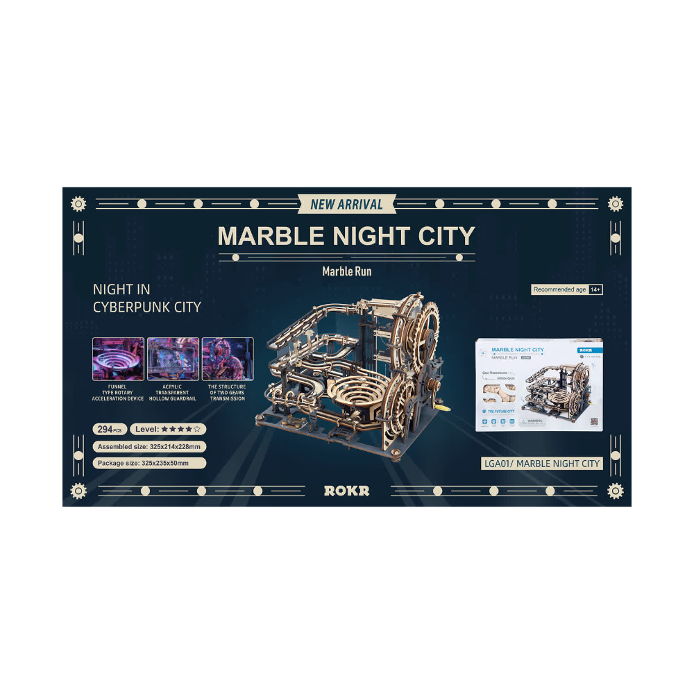Marble Night City- 3D Mechanical Puzzle