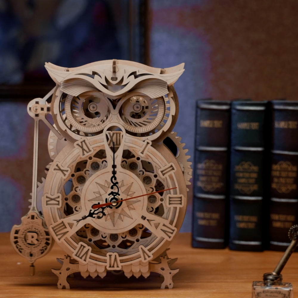 Owl Clock- 3D Puzzle