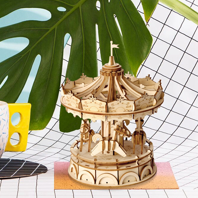 Merry-Go-Round- 3D Wooden Puzzle
