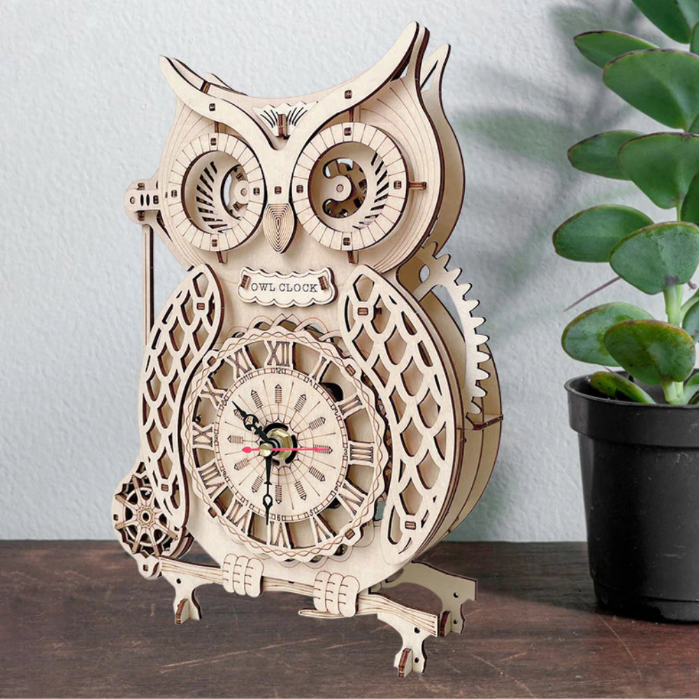 Owl Clock- 3D Puzzle
