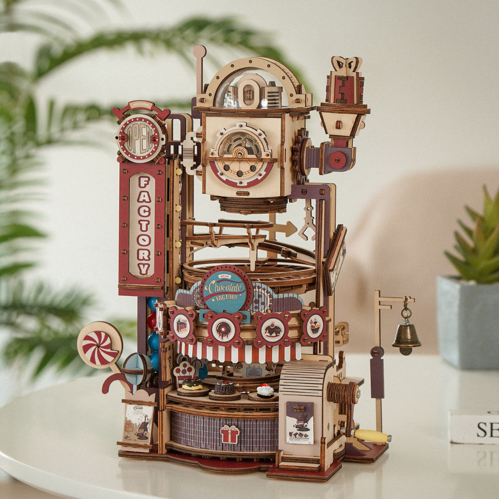 Marble Chocolate Factory- 3D Wooden Puzzle