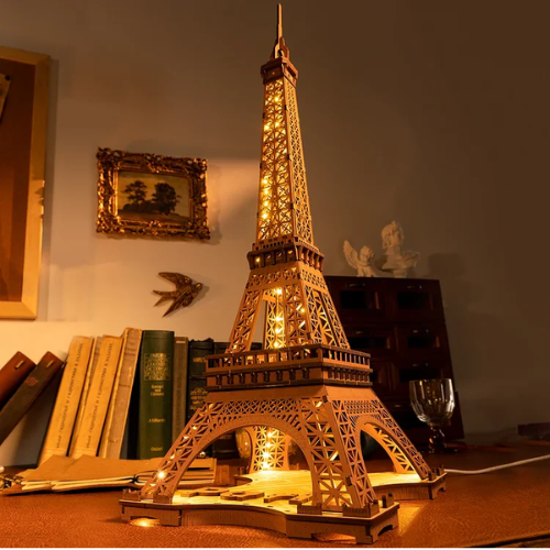 Night of the Eiffel Tower- 3D Wooden Puzzle