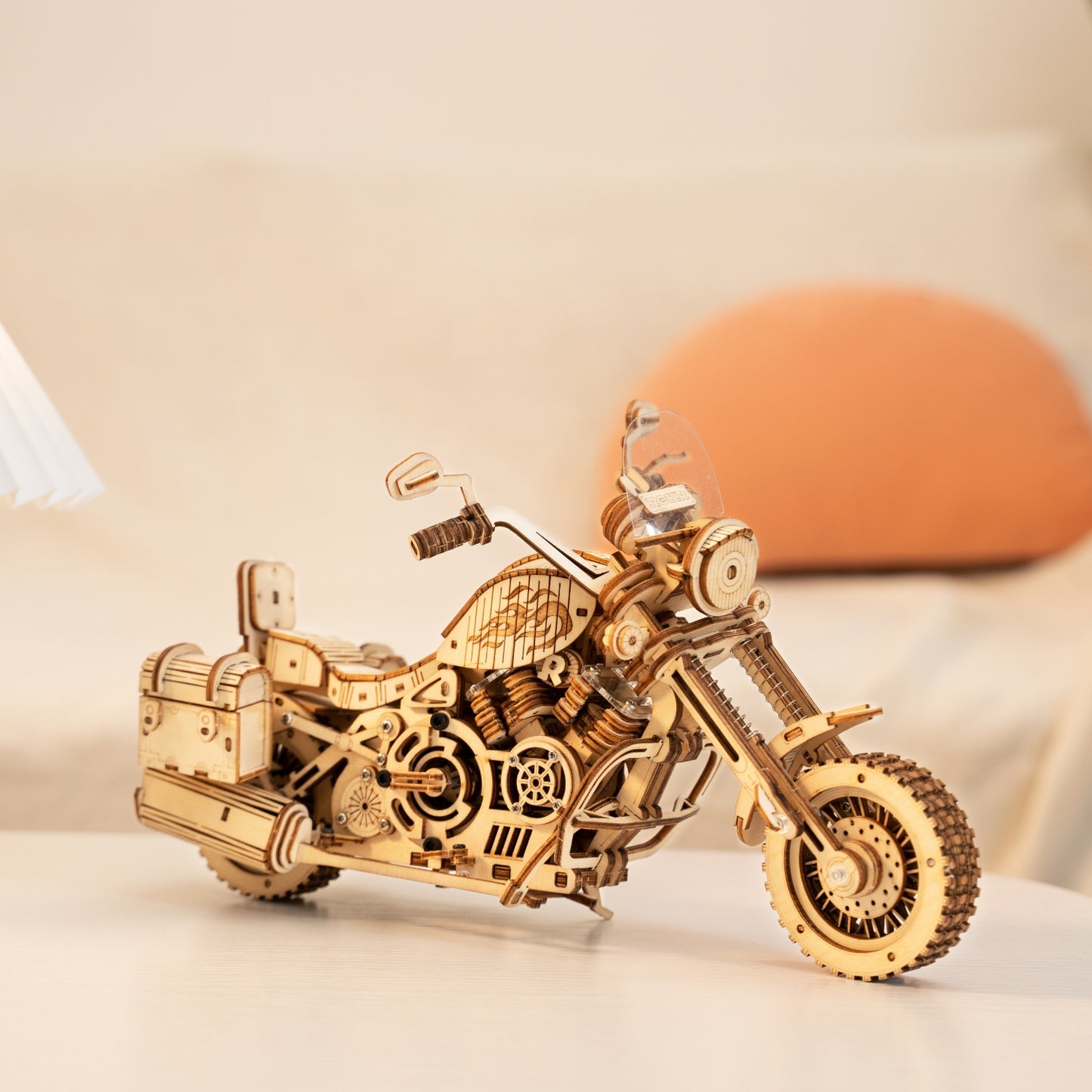 Cruiser Motorcycle- 3D Wooden Puzzle