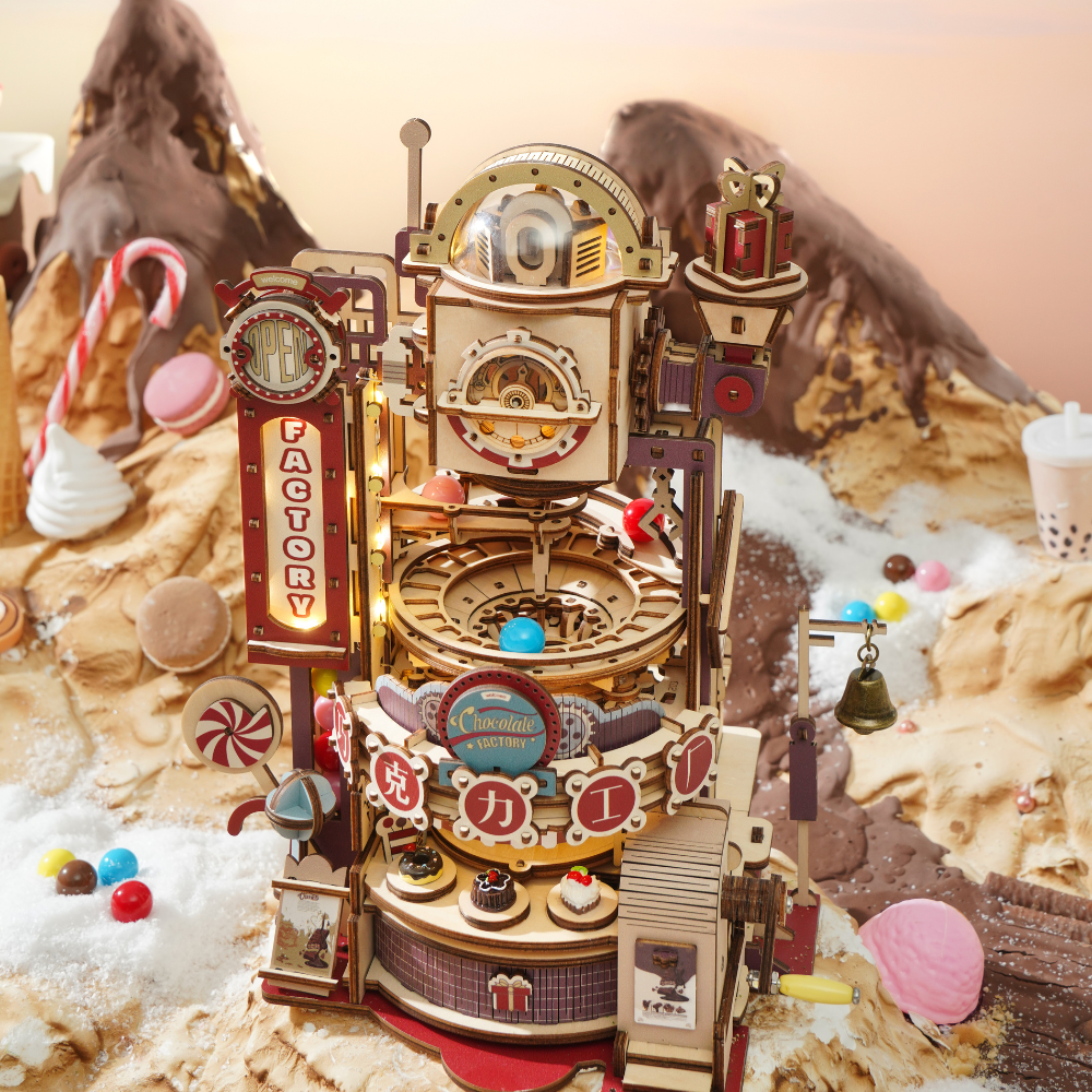 Marble Chocolate Factory- 3D Wooden Puzzle