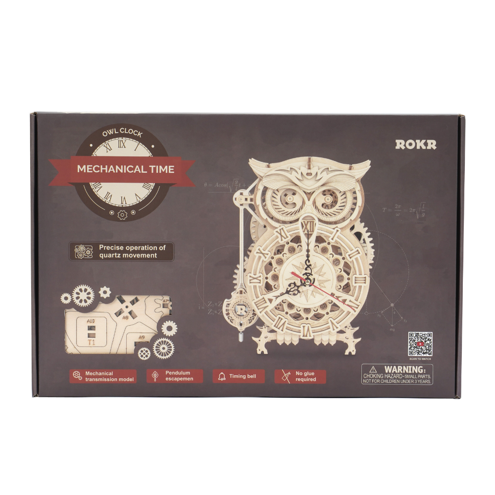 Owl Clock- 3D Puzzle