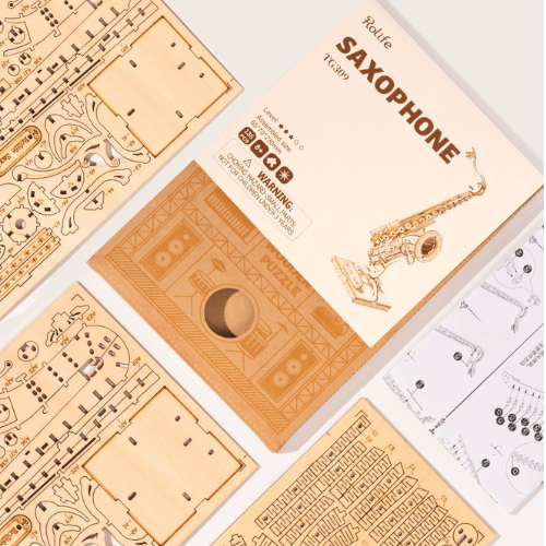 Saxophone- 3D Wooden Puzzle