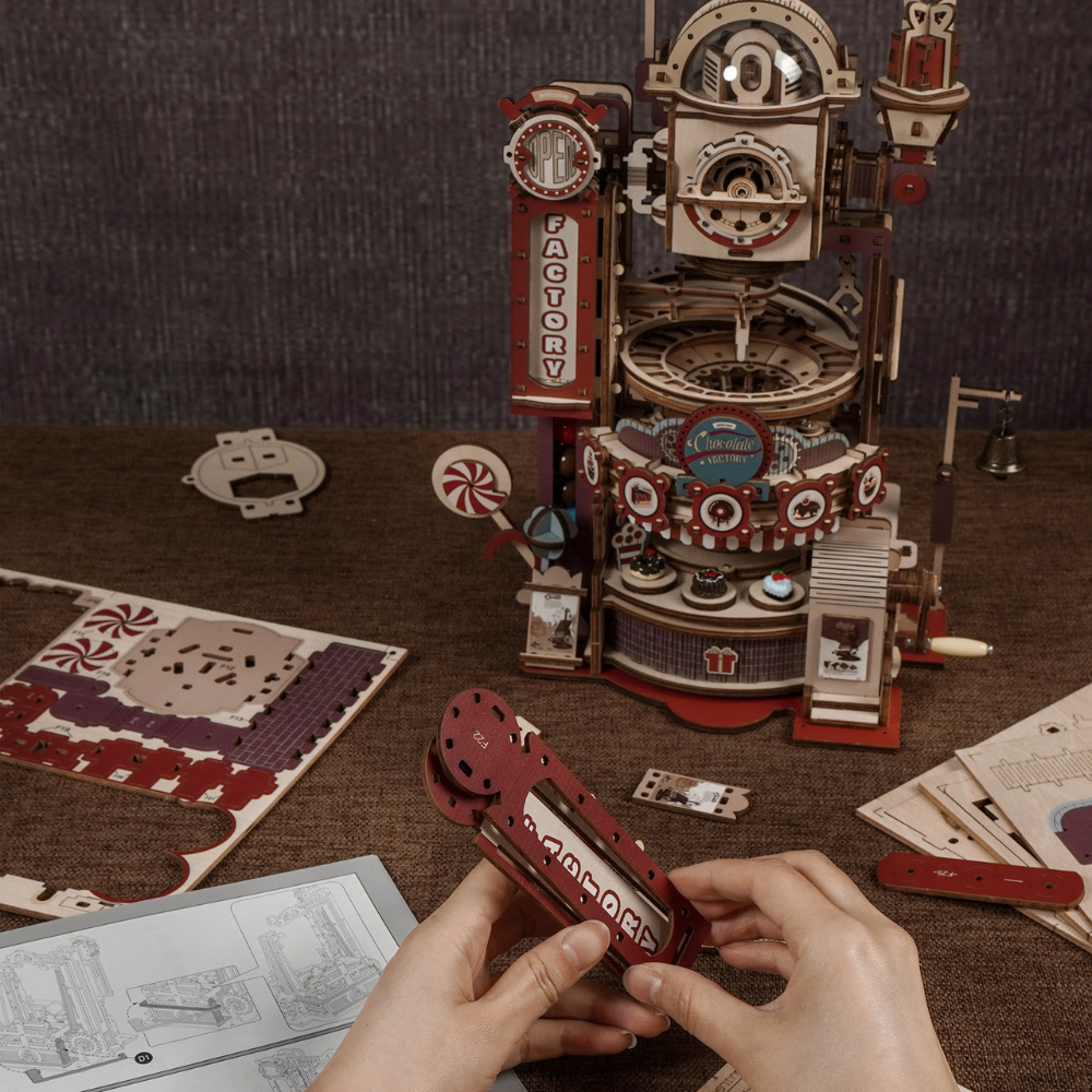 Marble Chocolate Factory- 3D Wooden Puzzle
