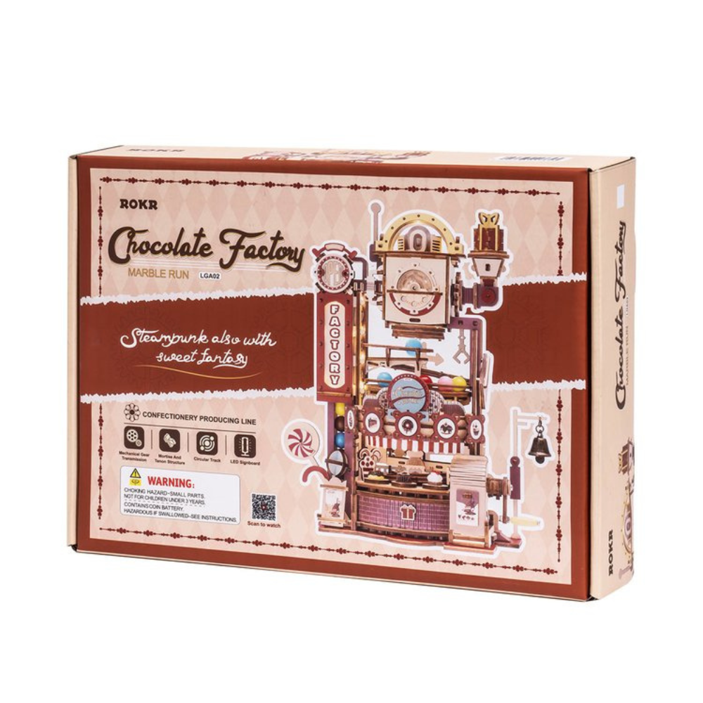 Marble Chocolate Factory- 3D Wooden Puzzle
