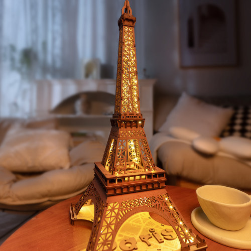 Night of the Eiffel Tower- 3D Wooden Puzzle