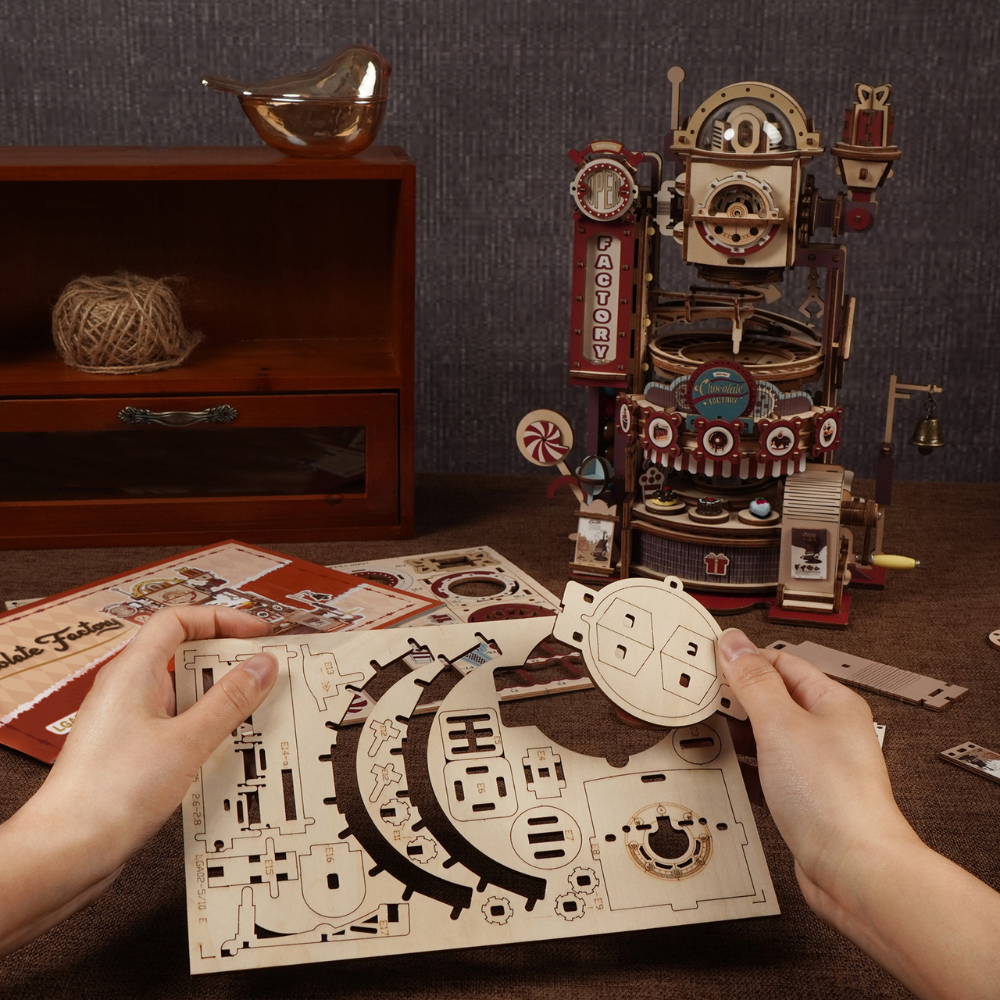 Marble Chocolate Factory- 3D Wooden Puzzle