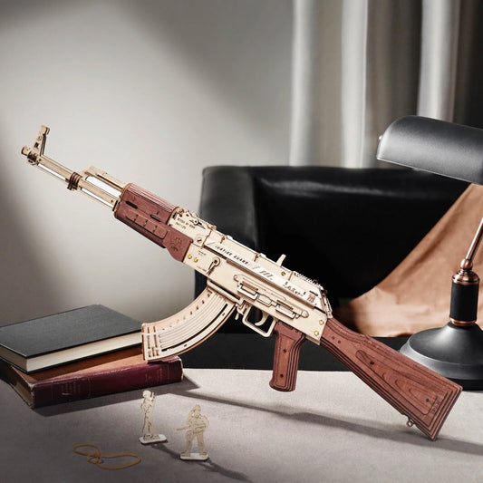 AK-47 Assault Rifle- 3D Wooden Puzzle