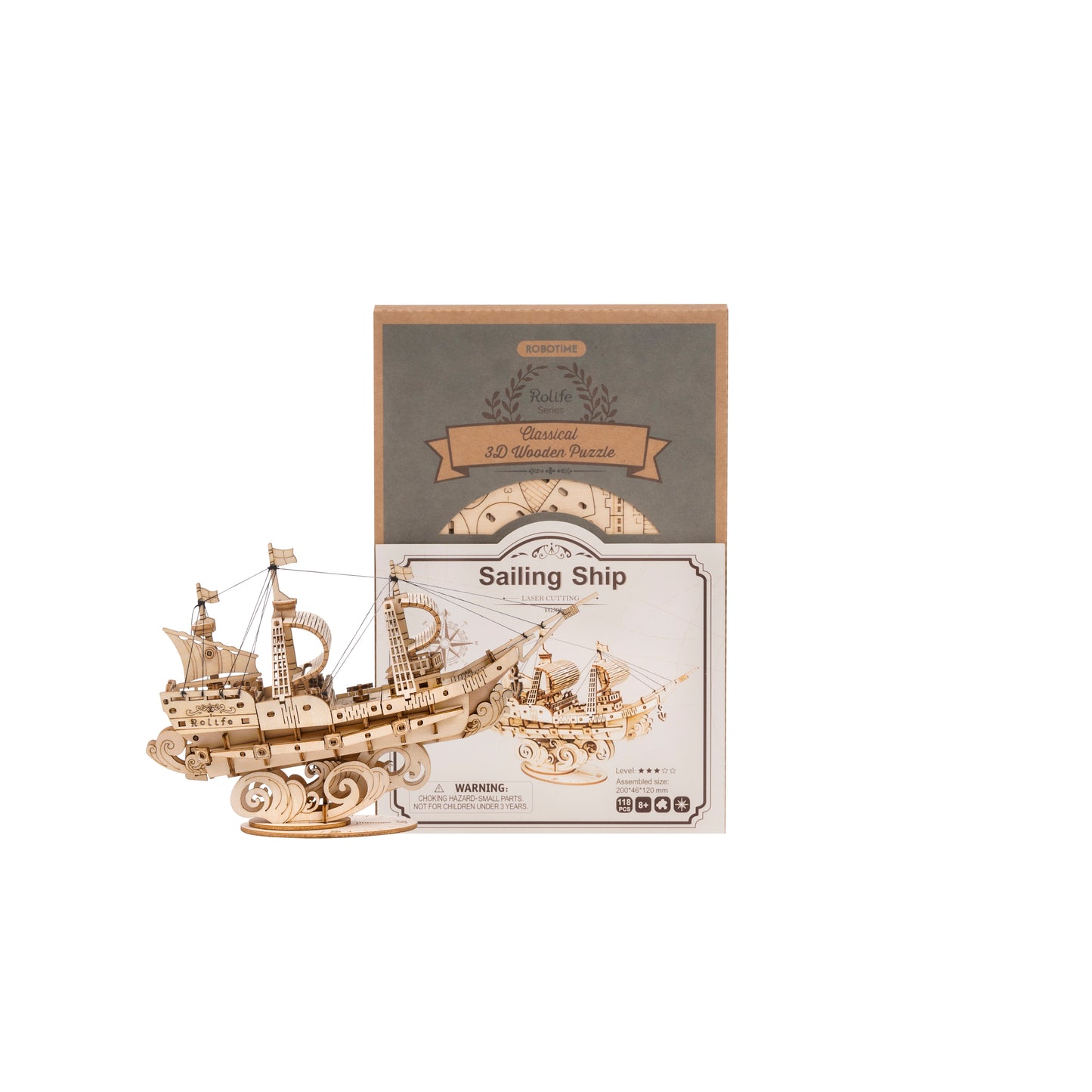 Sailing Ship- 3D Wooden Puzzle