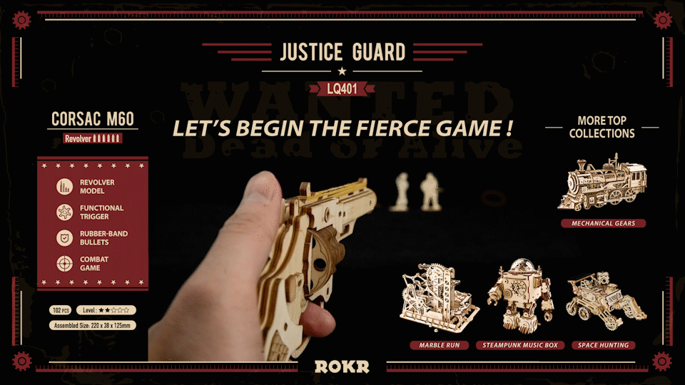 Corsac M60- 3D Wooden Puzzle
