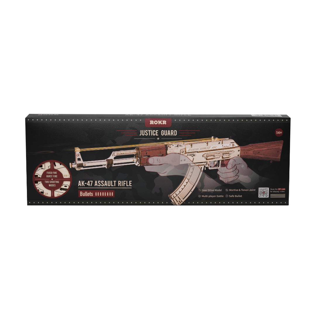 AK-47 Assault Rifle- 3D Wooden Puzzle