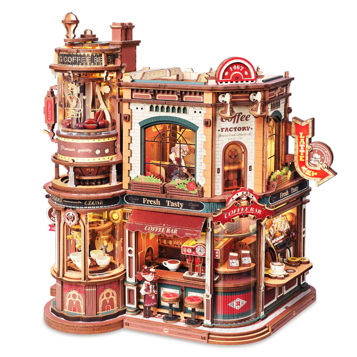 Dream Coffee Factory - 3D Mechanical Puzzle