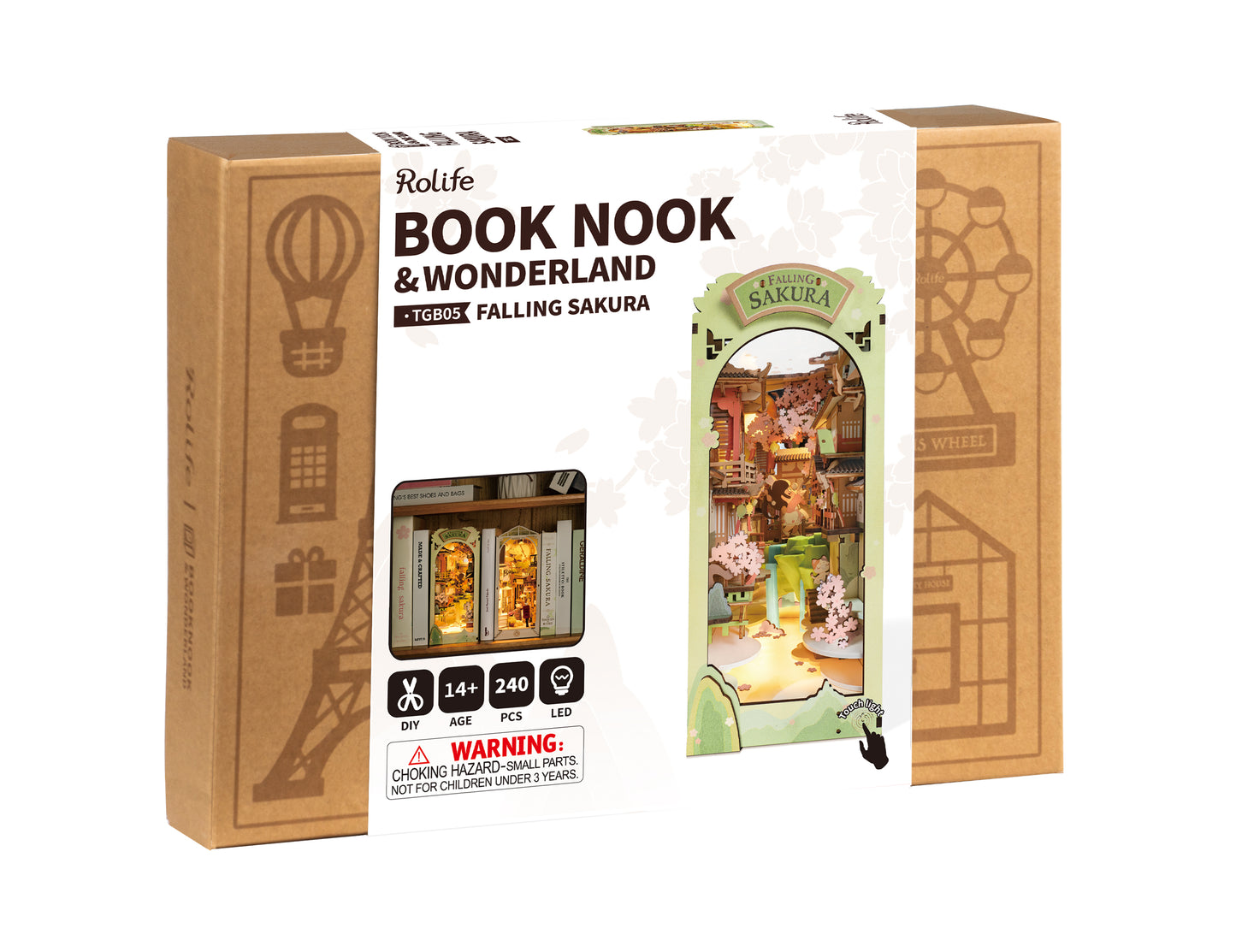 Falling Sakura- 3D Wooden Puzzle