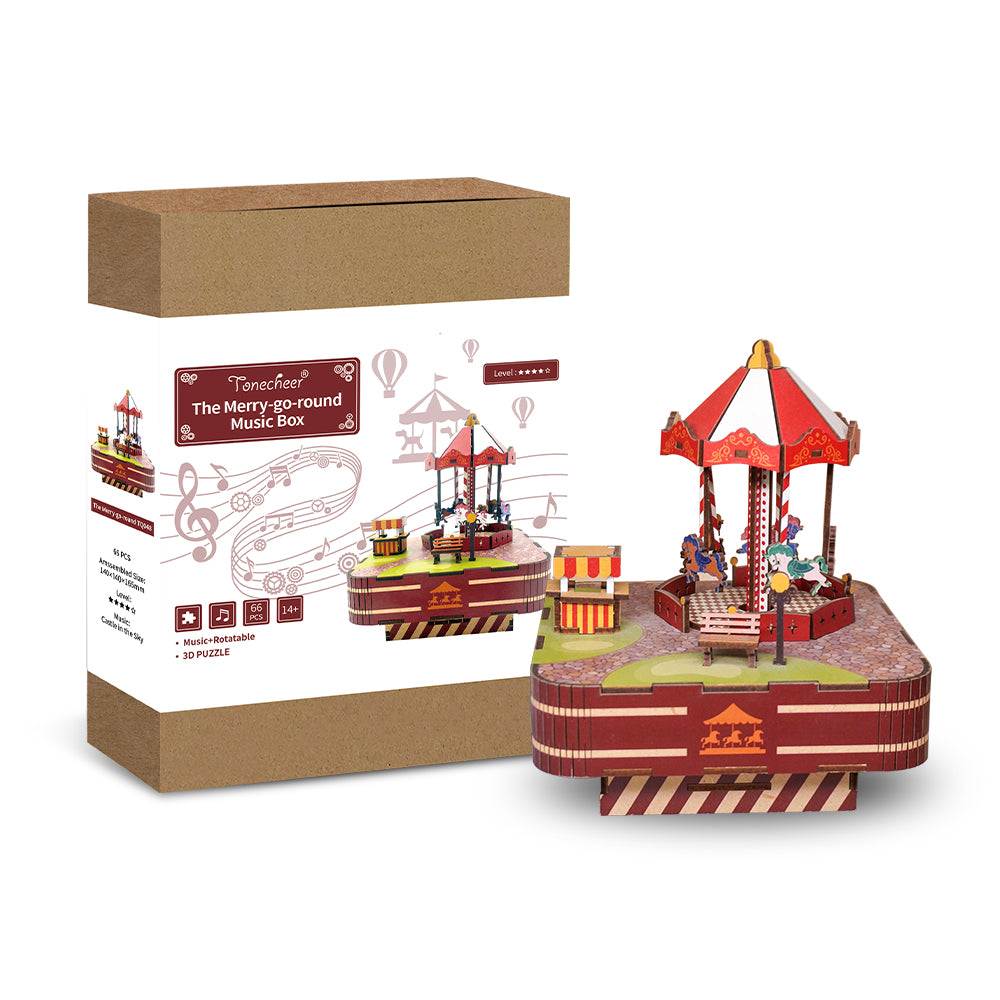 The Merry-go-round- Tonecheer Music Box