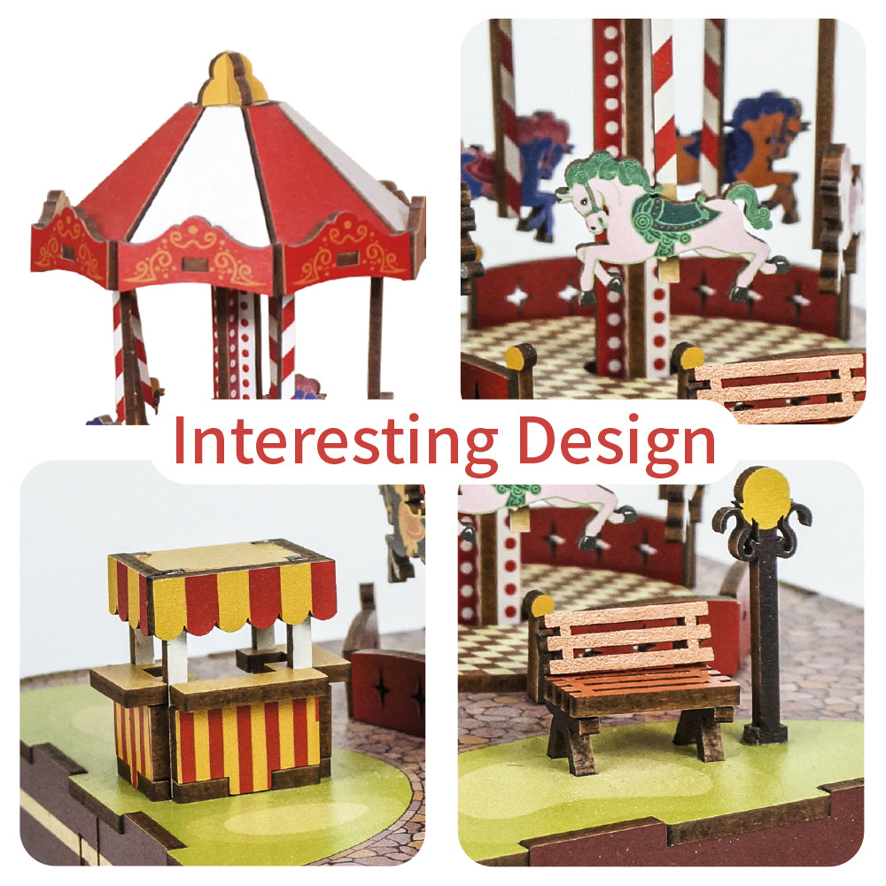 The Merry-go-round- Tonecheer Music Box