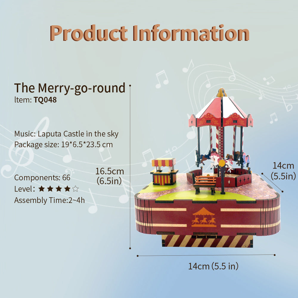 The Merry-go-round- Tonecheer Music Box