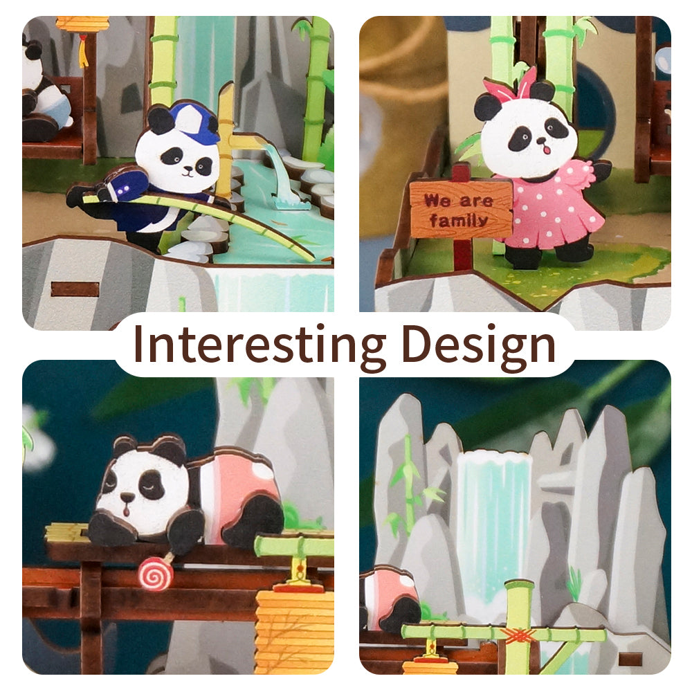 Pandas' Home- Music Box