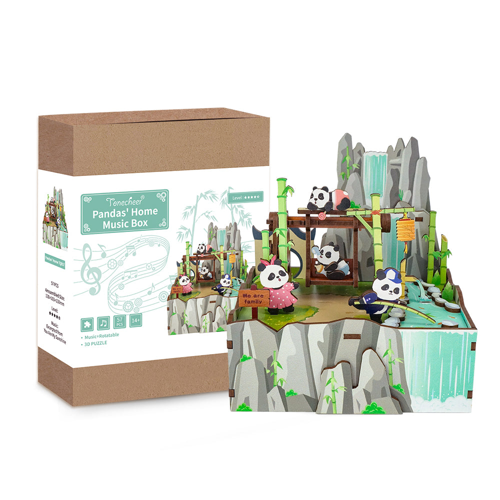 Pandas' Home- Music Box