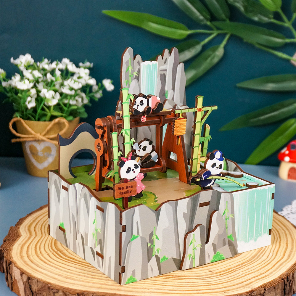 Pandas' Home- Music Box