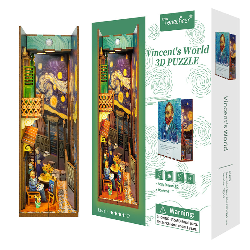 Vincent's World- Tonecheer Book Nook