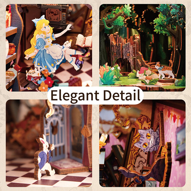 Alice in Wonderland- Tonecheer Book Nook