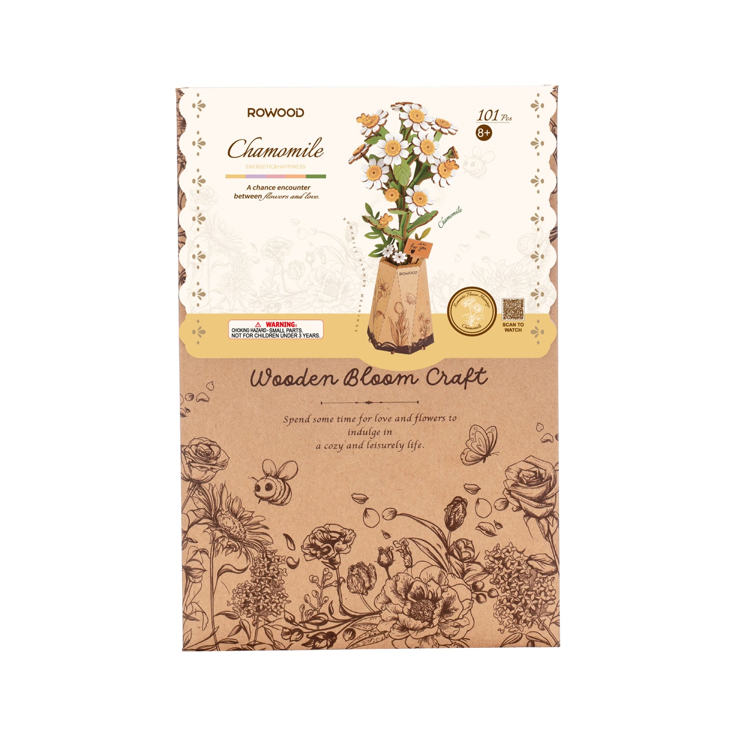 Chamomile- 3D Wooden Puzzle