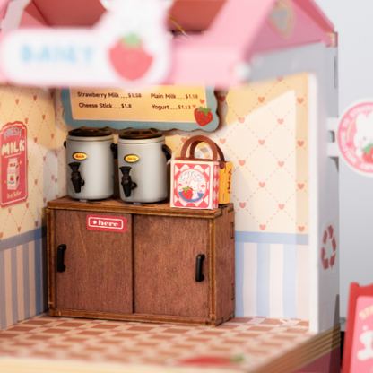 Strawberry Milk Box - 3D Puzzle
