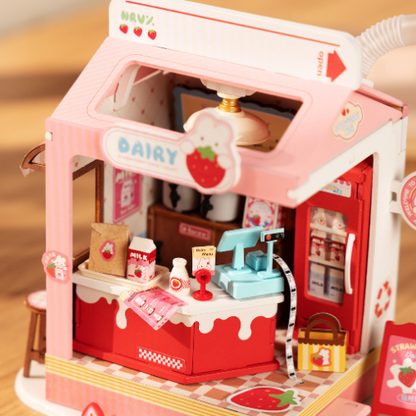 Strawberry Milk Box - 3D Puzzle