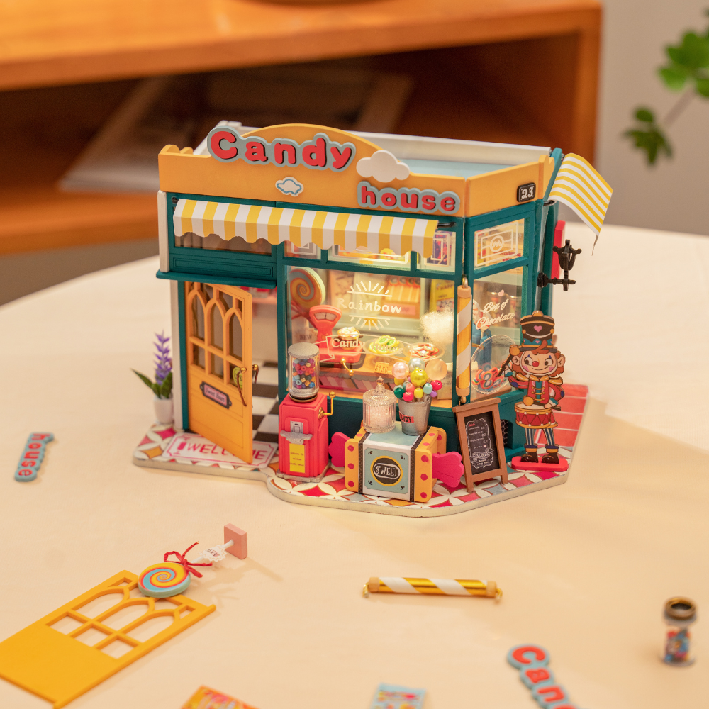 Rainbow Candy House- 3D Puzzle