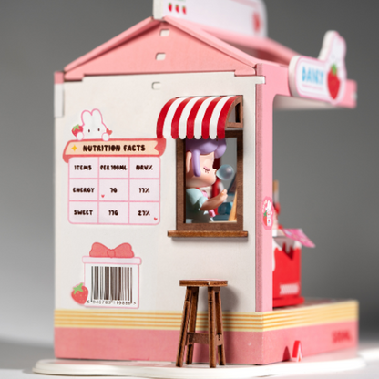 Strawberry Milk Box - 3D Puzzle