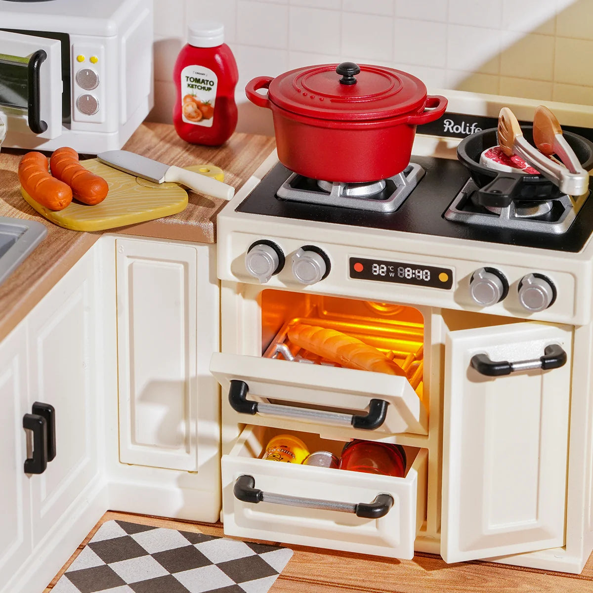 Happy Meals Kitchen - 3D Puzzle