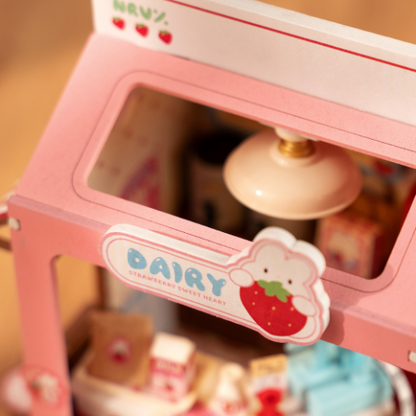 Strawberry Milk Box - 3D Puzzle