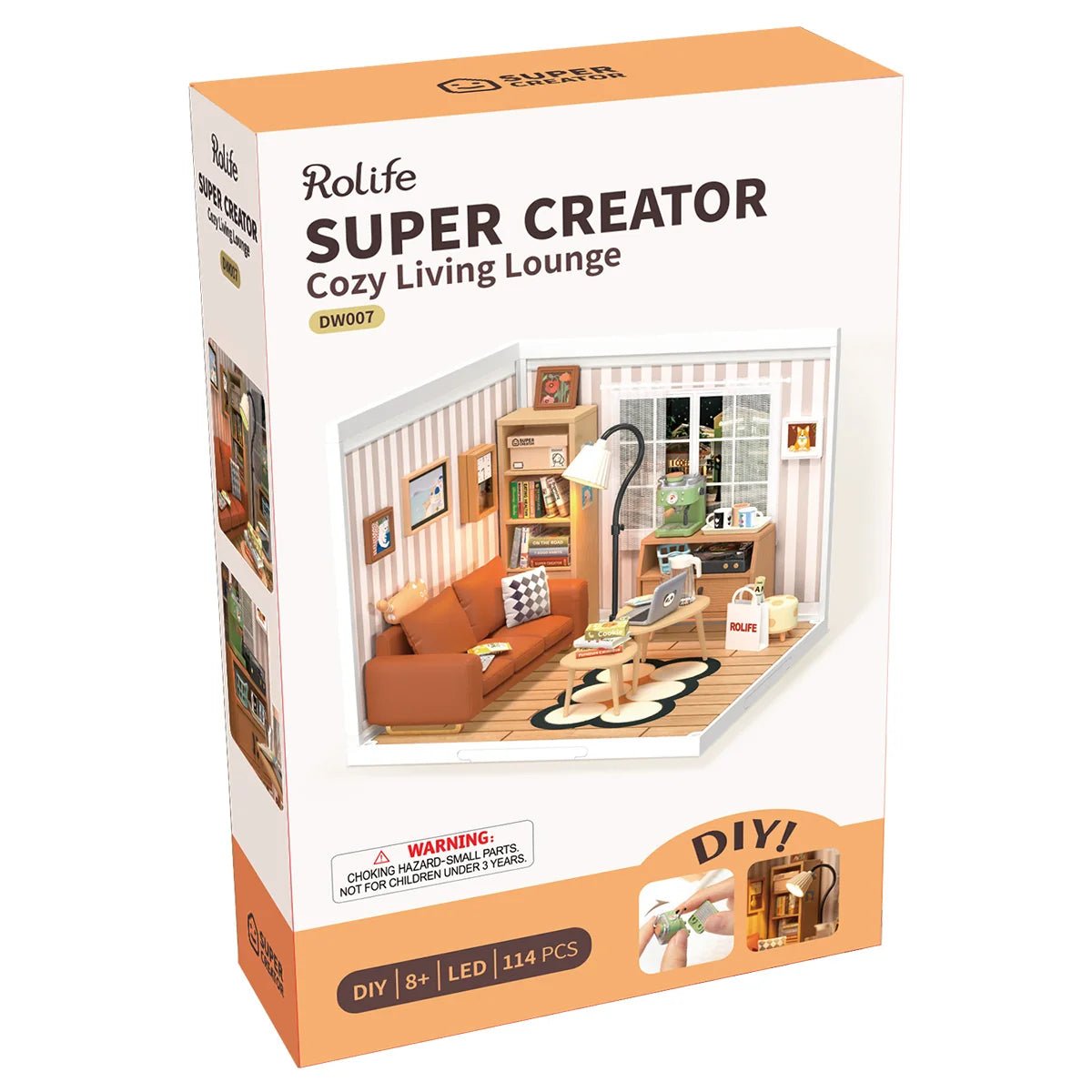 Cozy Living Lounge - 3D Puzzle