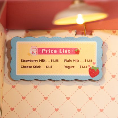 Strawberry Milk Box - 3D Puzzle