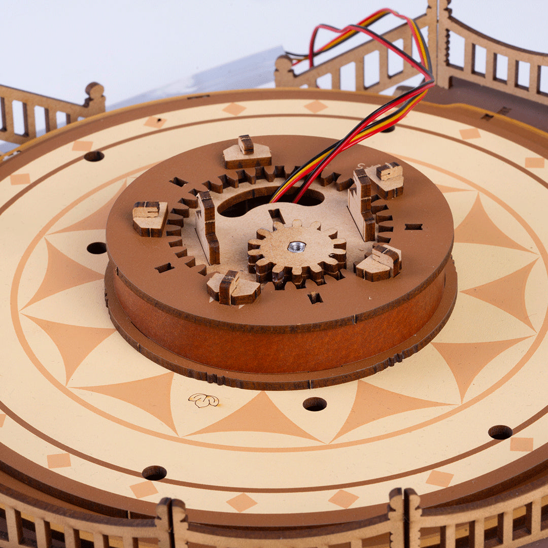 Classic Carousel- 3D Wooden Puzzle