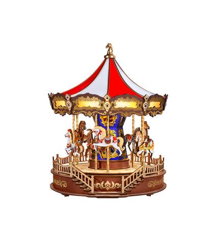 Classic Carousel- 3D Wooden Puzzle