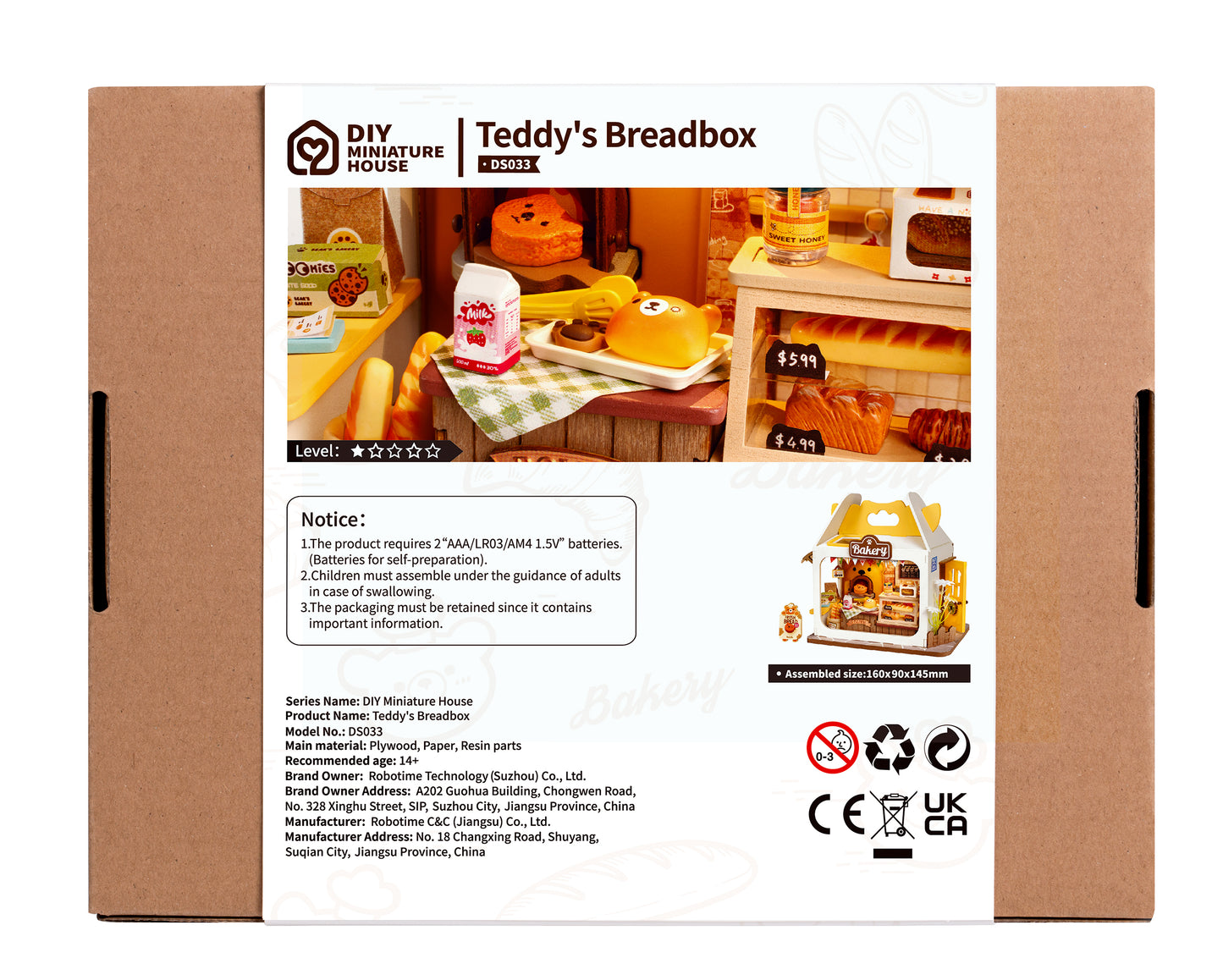 Teddy's Breadbox - 3D Puzzle