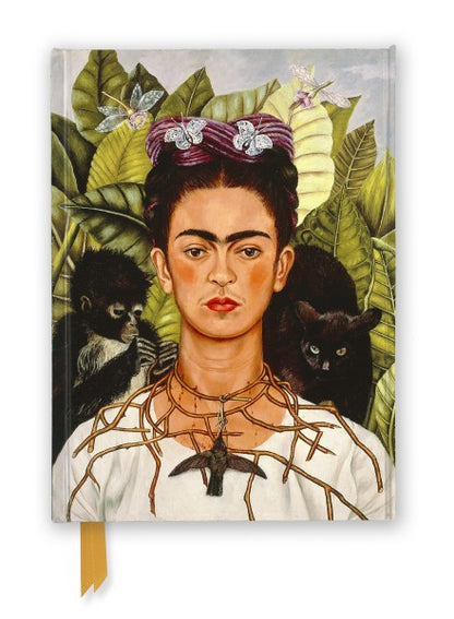 Frida Kahlo: Self Portrait with Thorn Necklace and Hummingbird - Foiled Journal