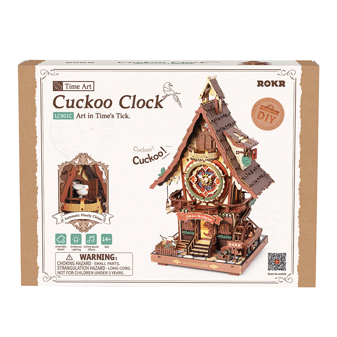 Cuckoo Clock- 3D Wooden Puzzle