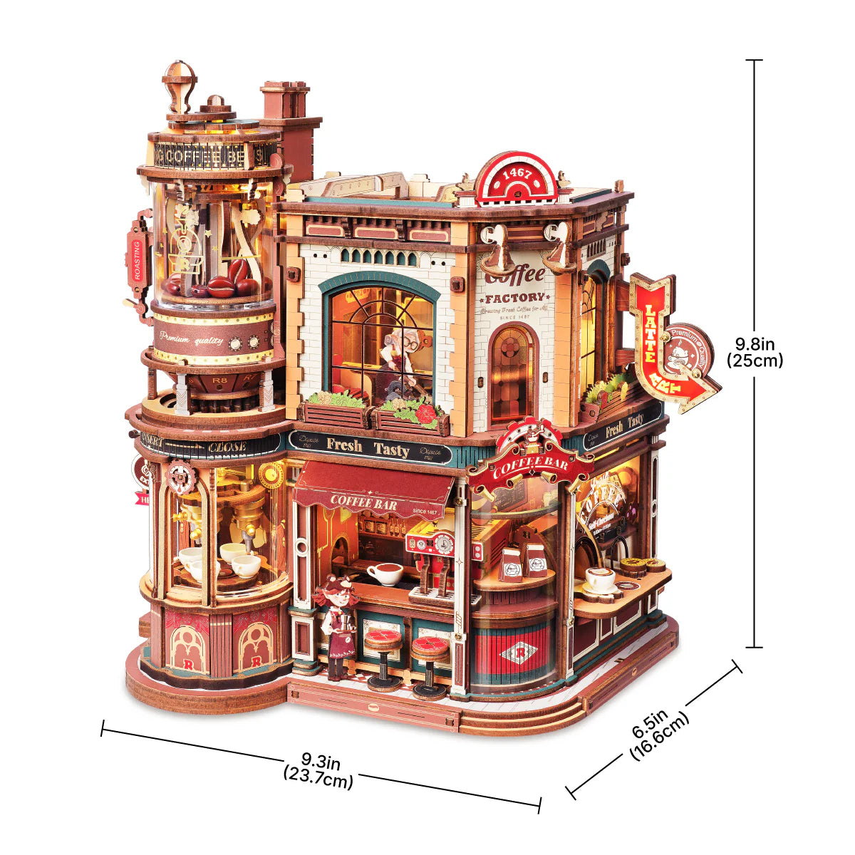 Dream Coffee Factory - 3D Mechanical Puzzle